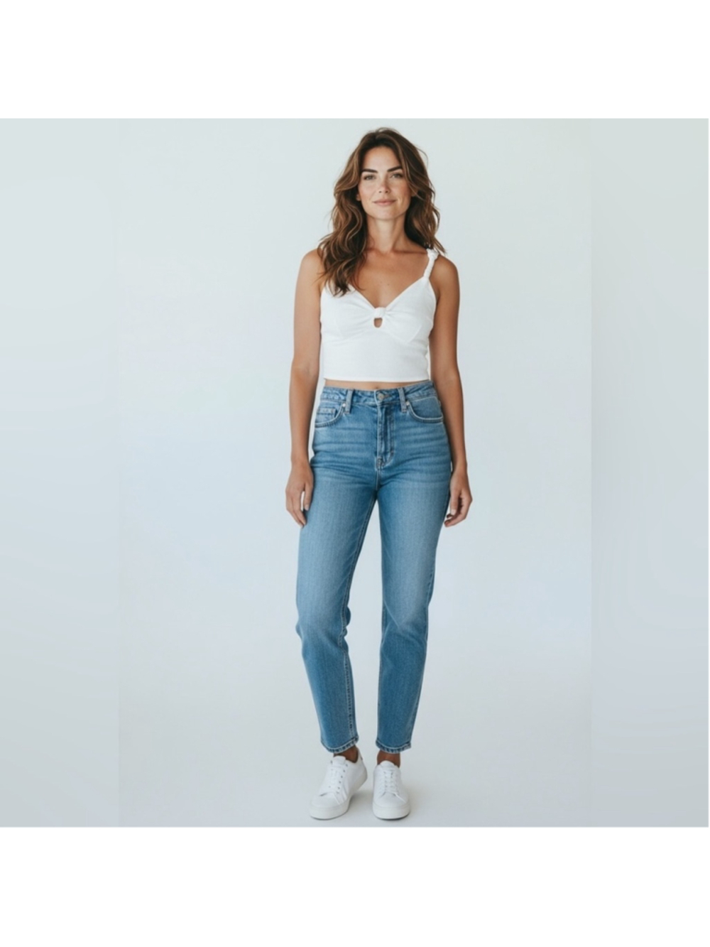 Abercrombie & Fitch Linen Blend Tank Top